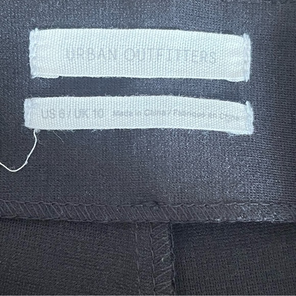 Urban Outfitters Black & Yellow Cheer Skort Size 6 Mini Skirt Side Zip School‎ - Picture 3 of 9